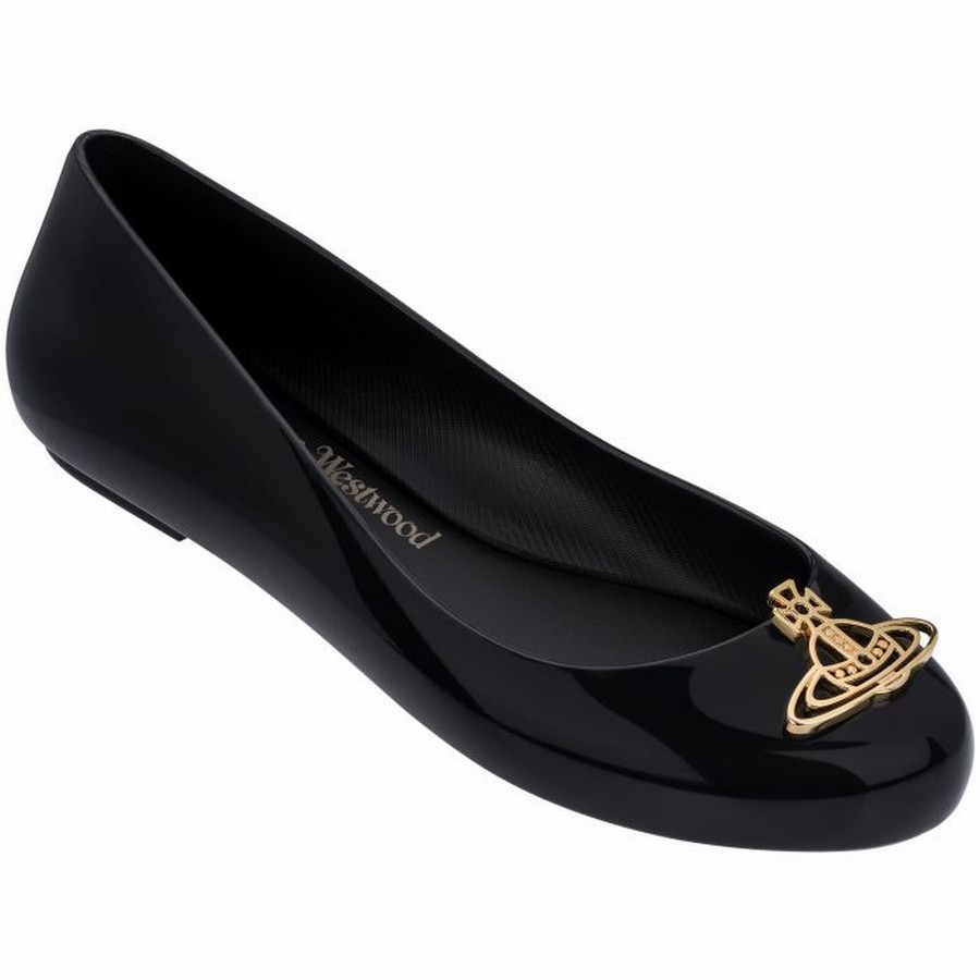 Bailarinas Melissa Vivienne Westwood Space Love Mujer - Negras - Argentina UKC-385961